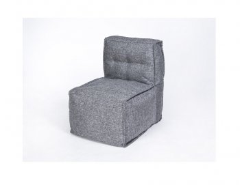 Модульное кресло Комфорт Колор прямое серое в Пыть-Яхе - pyt-yah.mebel-74.com | фото