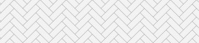 Фартук Метро керамик (белая) CPL пластик МДФ 6 мм в Пыть-Яхе - pyt-yah.mebel-74.com | фото