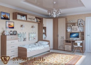 Кровать одинарная Город (900*2000) SV-Мебель в Пыть-Яхе - pyt-yah.mebel-74.com | фото